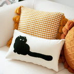 Sleek Tail Cat Cushion