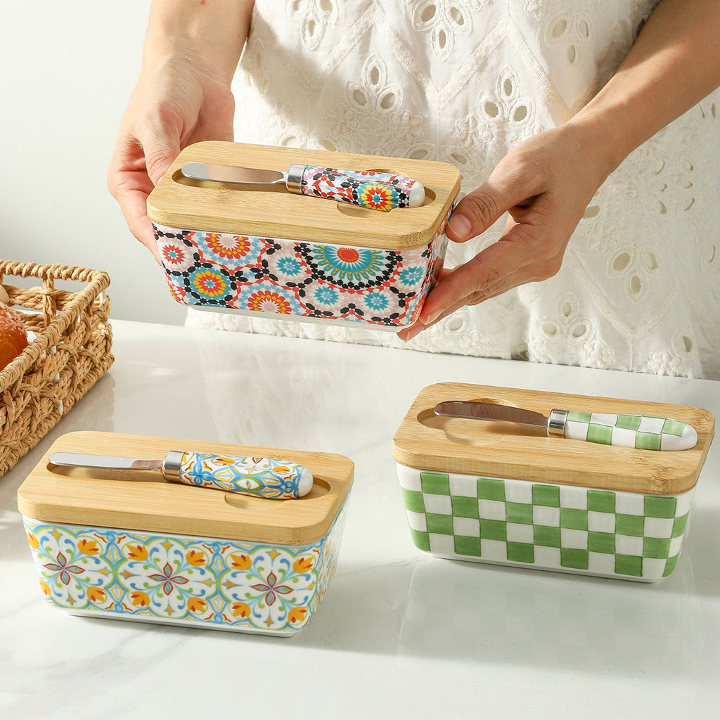 Porto Ceramic Butter Dish
