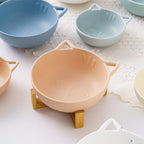 Catty Serves: Ceramic Set for 4