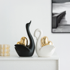 Isla Swan Heart Figurines