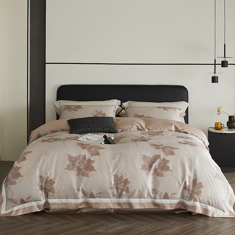 Refined Floral Bedding Set
