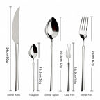 Ottoman Silver Luxury Stainless Steel Cutlery Set