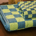 Peacock Checkerboard Towel