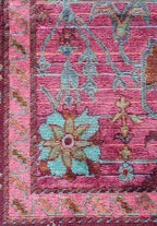 Prestige Dark Damson - Turquoise Rug