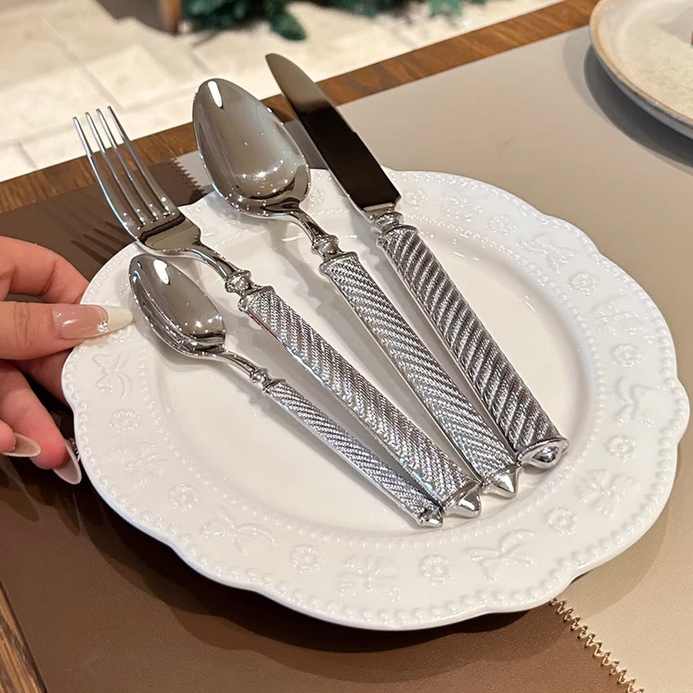 Realm Silver Luxury Stainless Steel Cutlery Set