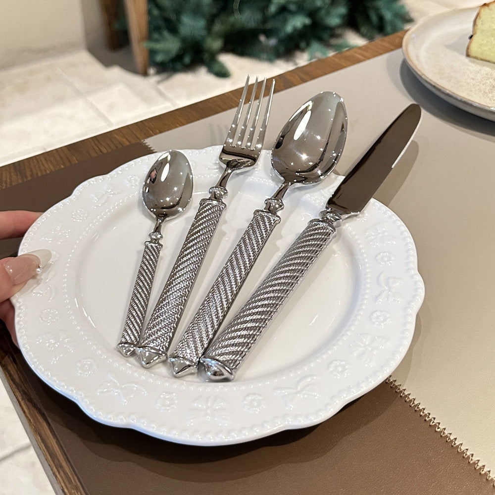 Realm Silver Luxury Stainless Steel Cutlery Set