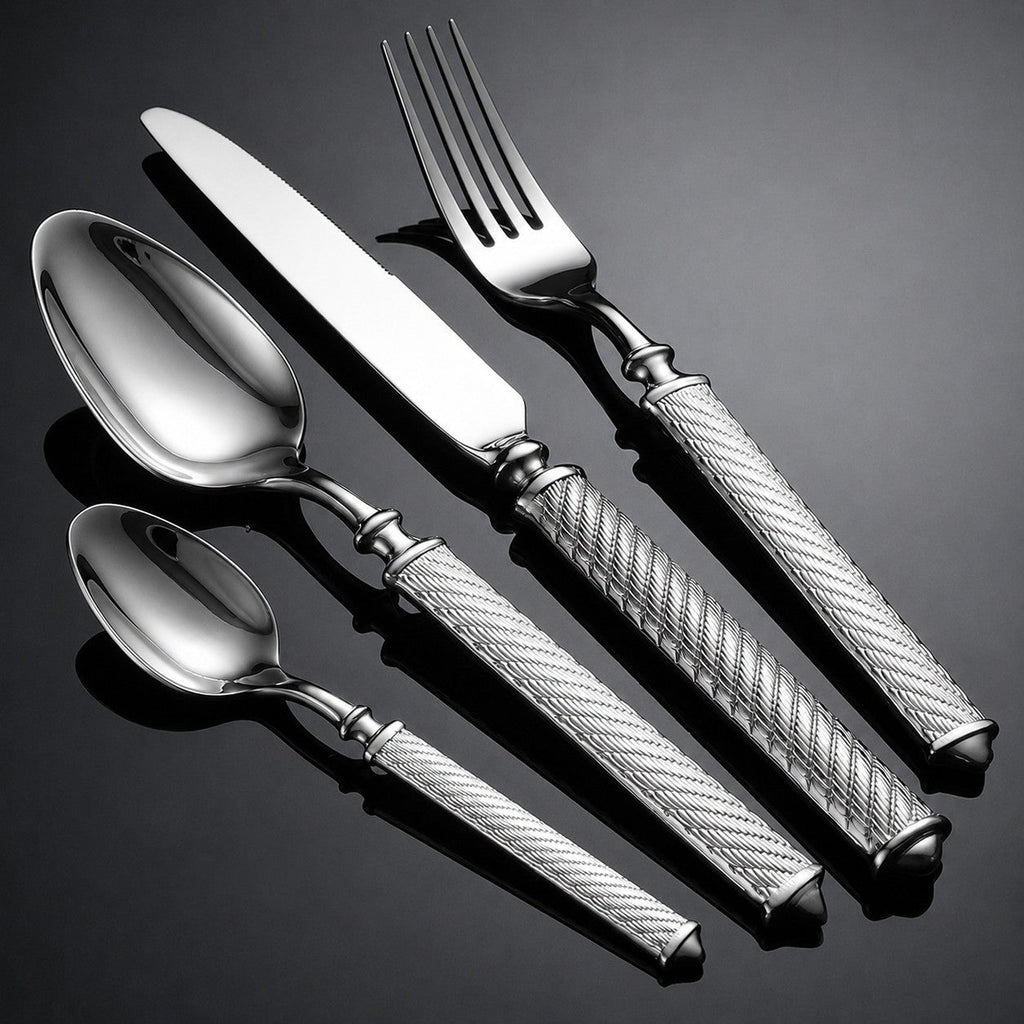 Realm Silver Luxury Stainless Steel Cutlery Set