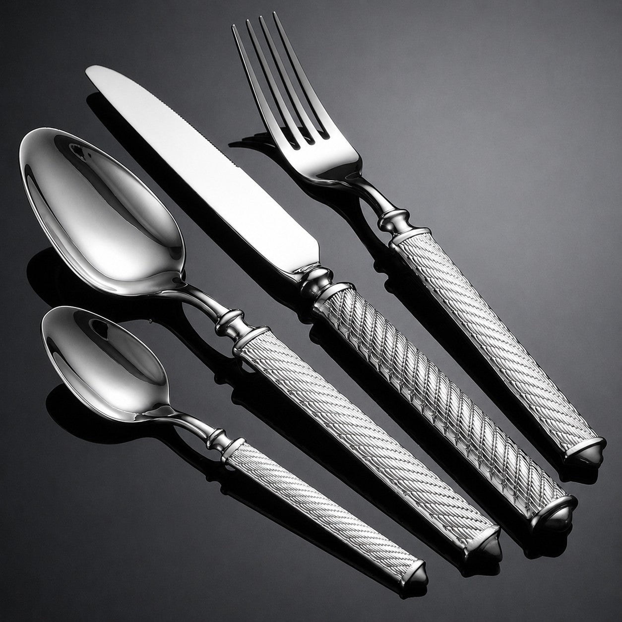 Realm Silver Luxury Stainless Steel Cutlery Set