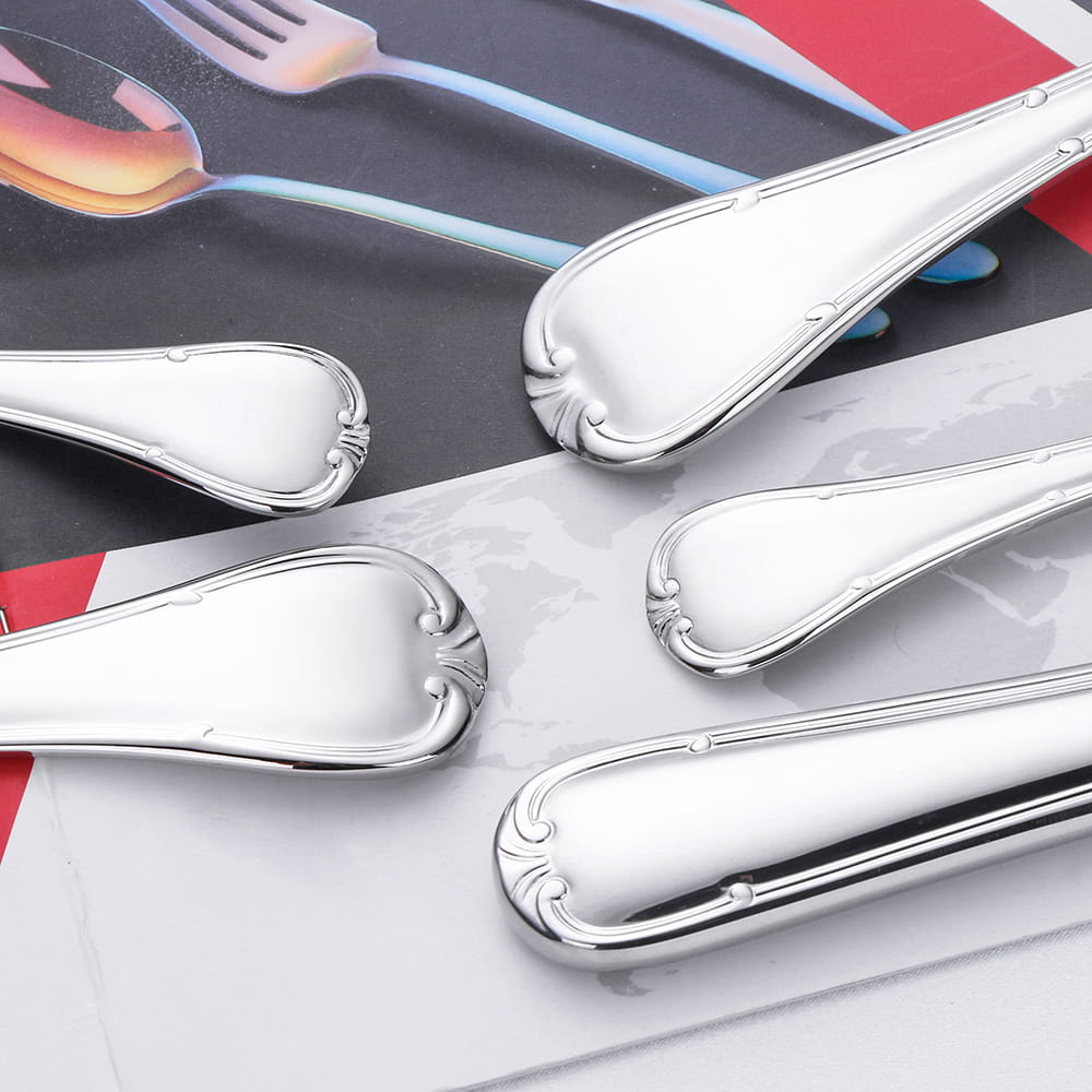 Selena Silver Luxury Stainless Steel Cutlery Set