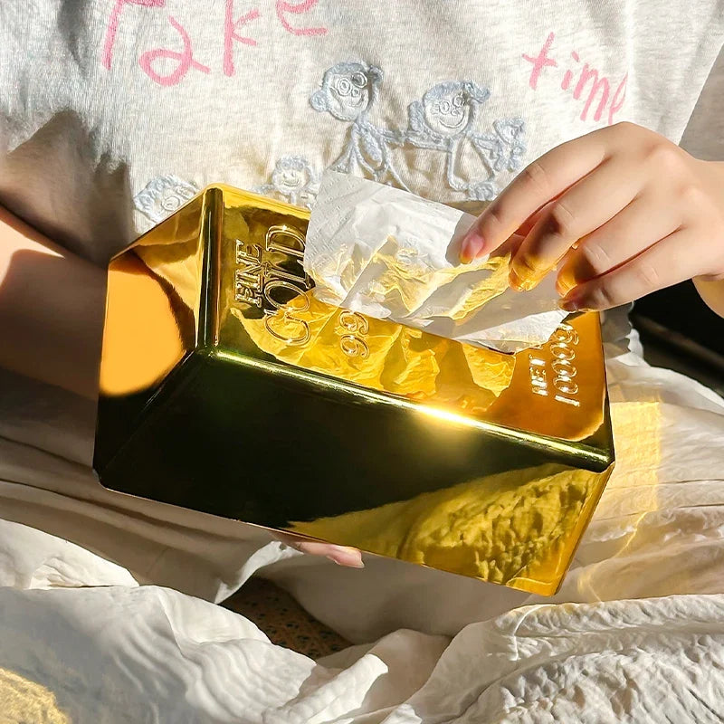 Sterling Gold Tissue Box