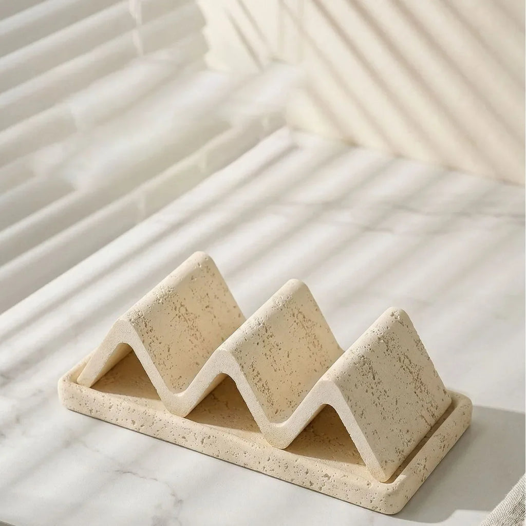 Sandstone Wave Soap Holder