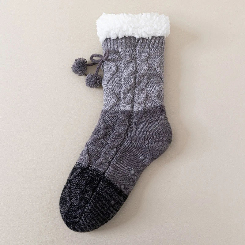 Nordic Knit Cozy Socks