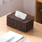 Lina Rattan Tissue Box