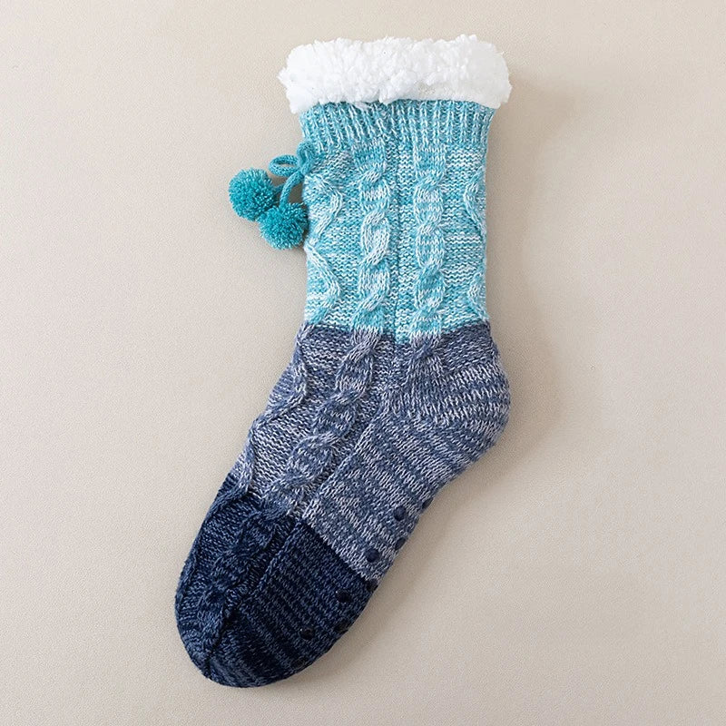 Nordic Knit Cozy Socks