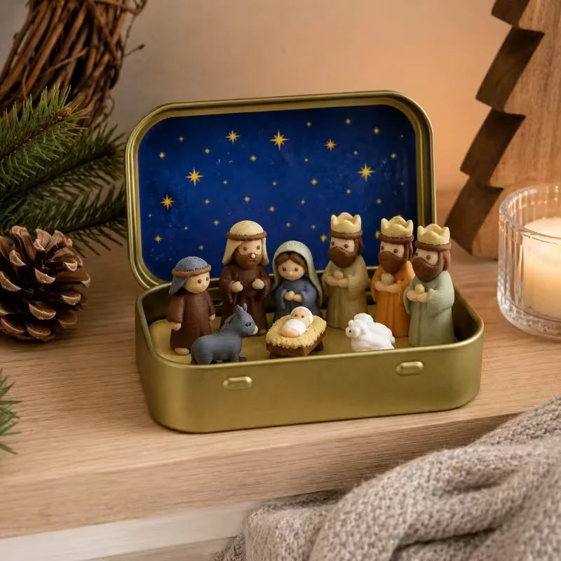 Advent Pocket Nativity Tin
