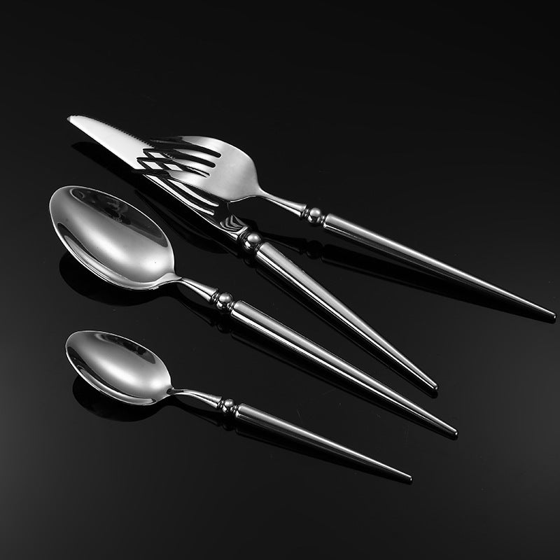 Vivian Silver Luxury Stainless Steel Cutlery Set