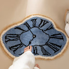 Infinity Clock Bath Mat
