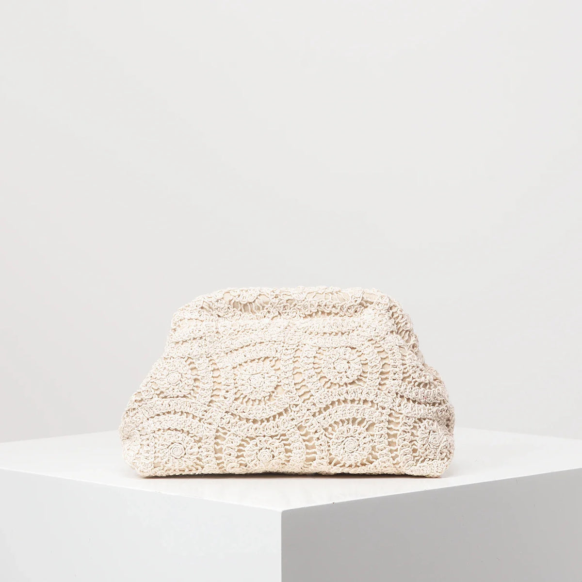 Lora Handwoven Floral Pouch