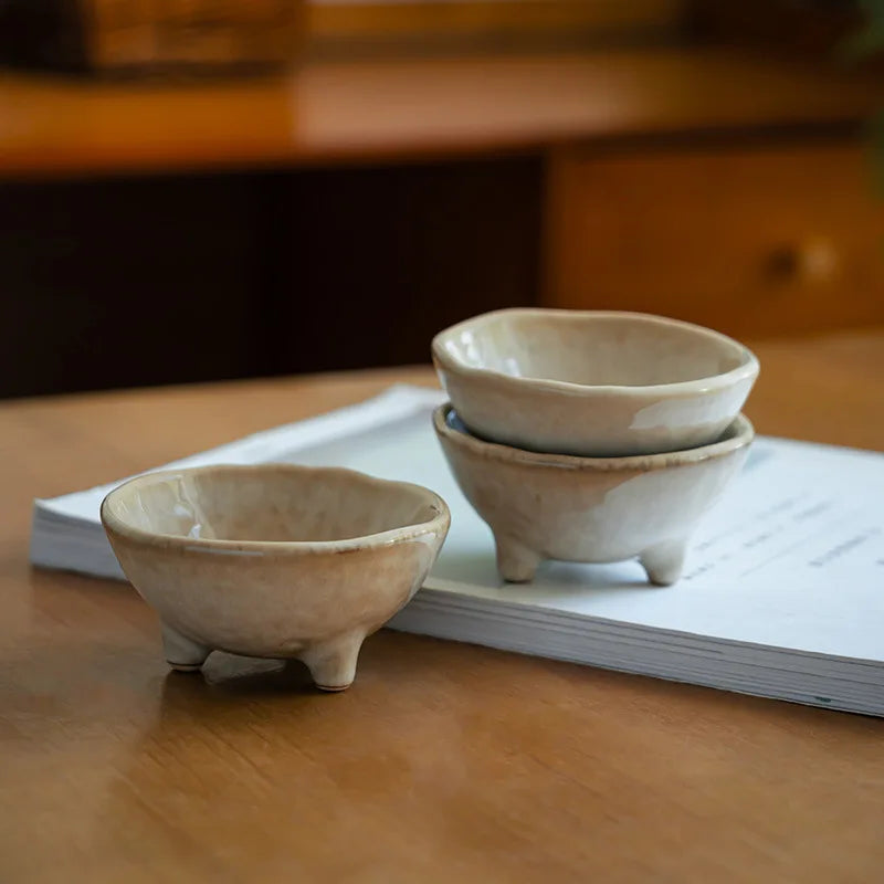Maru Ceramic Footed Bowls