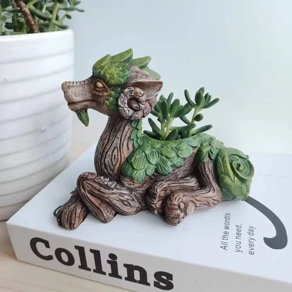 Ancient Guardian Dragon Planter