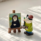 Meowna Lisa Figurine Set