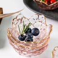 Rosélin Glass Petal Bowls