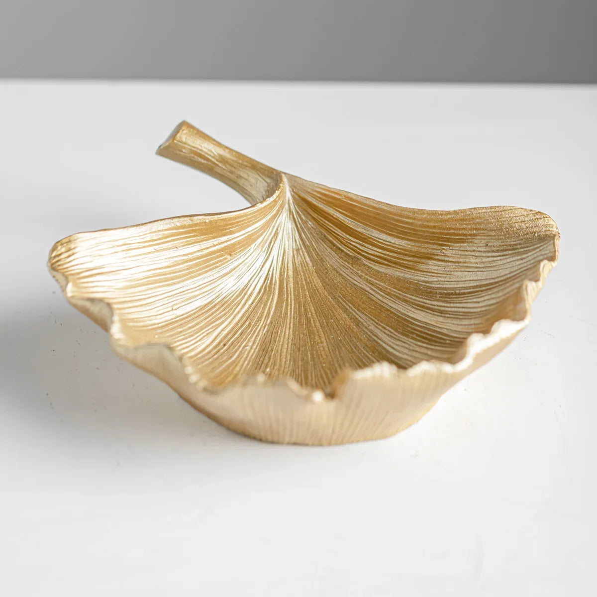 Golden Ginkgo Leaf Bowl