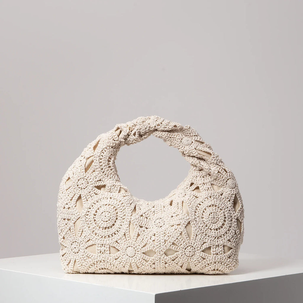 Lora Handwoven Floral Bag