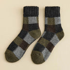Men's Patchwork Crew Socks