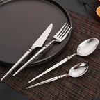 Vivian Silver Luxury Stainless Steel Cutlery Set