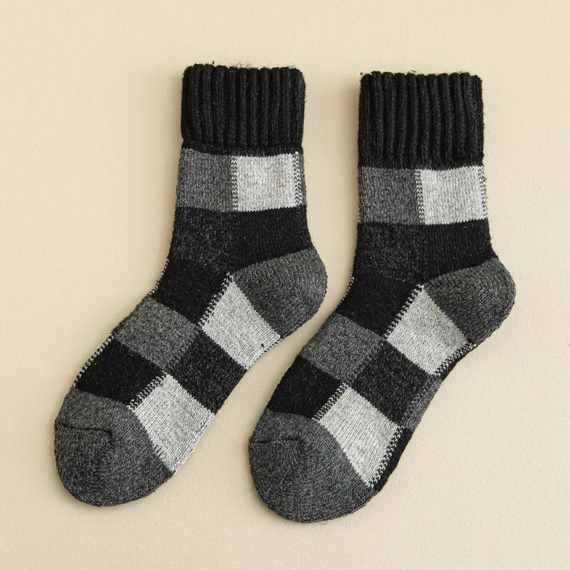 Men's Patchwork Crew Socks