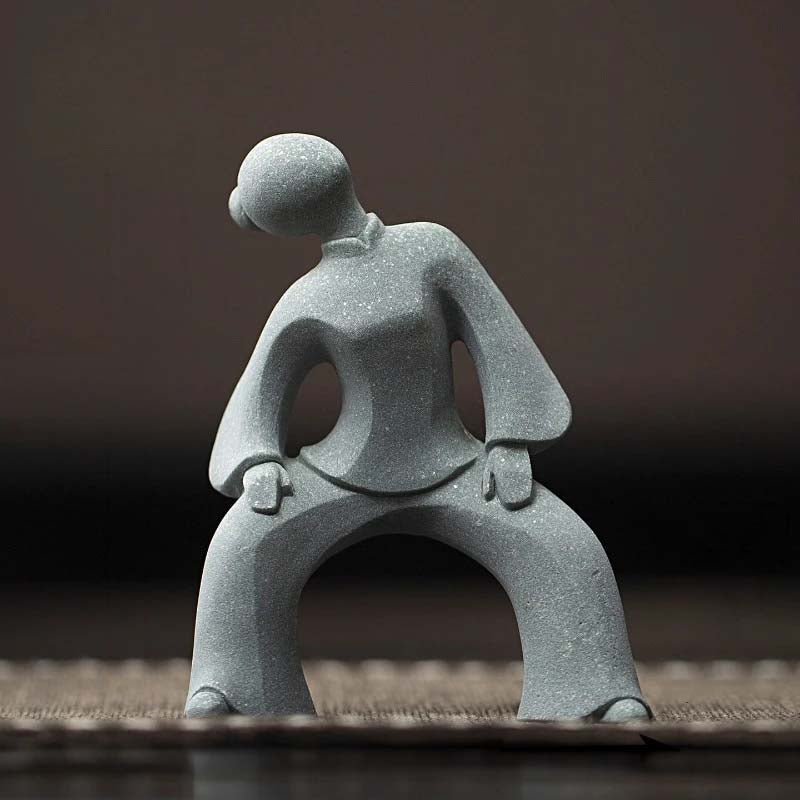 Taiji Flow Stone Figurines