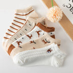 Woodland Knit Ankle Socks