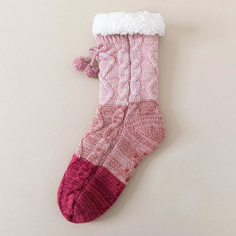 Nordic Knit Cozy Socks