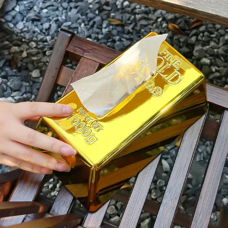 Sterling Gold Tissue Box