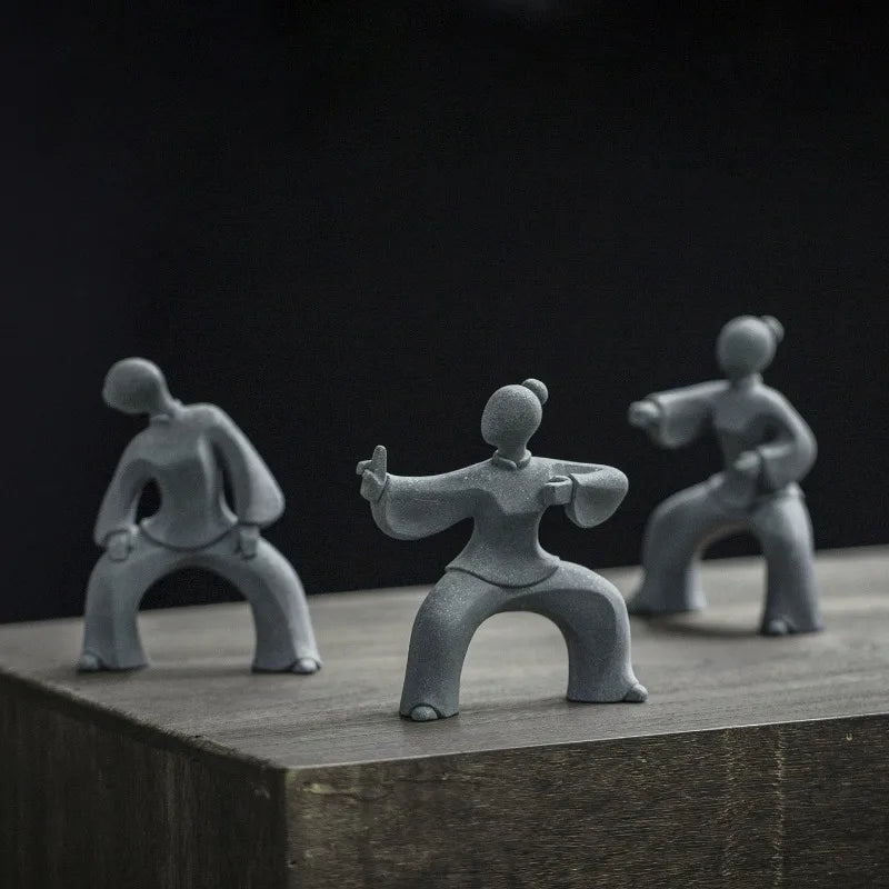 Taiji Flow Stone Figurines