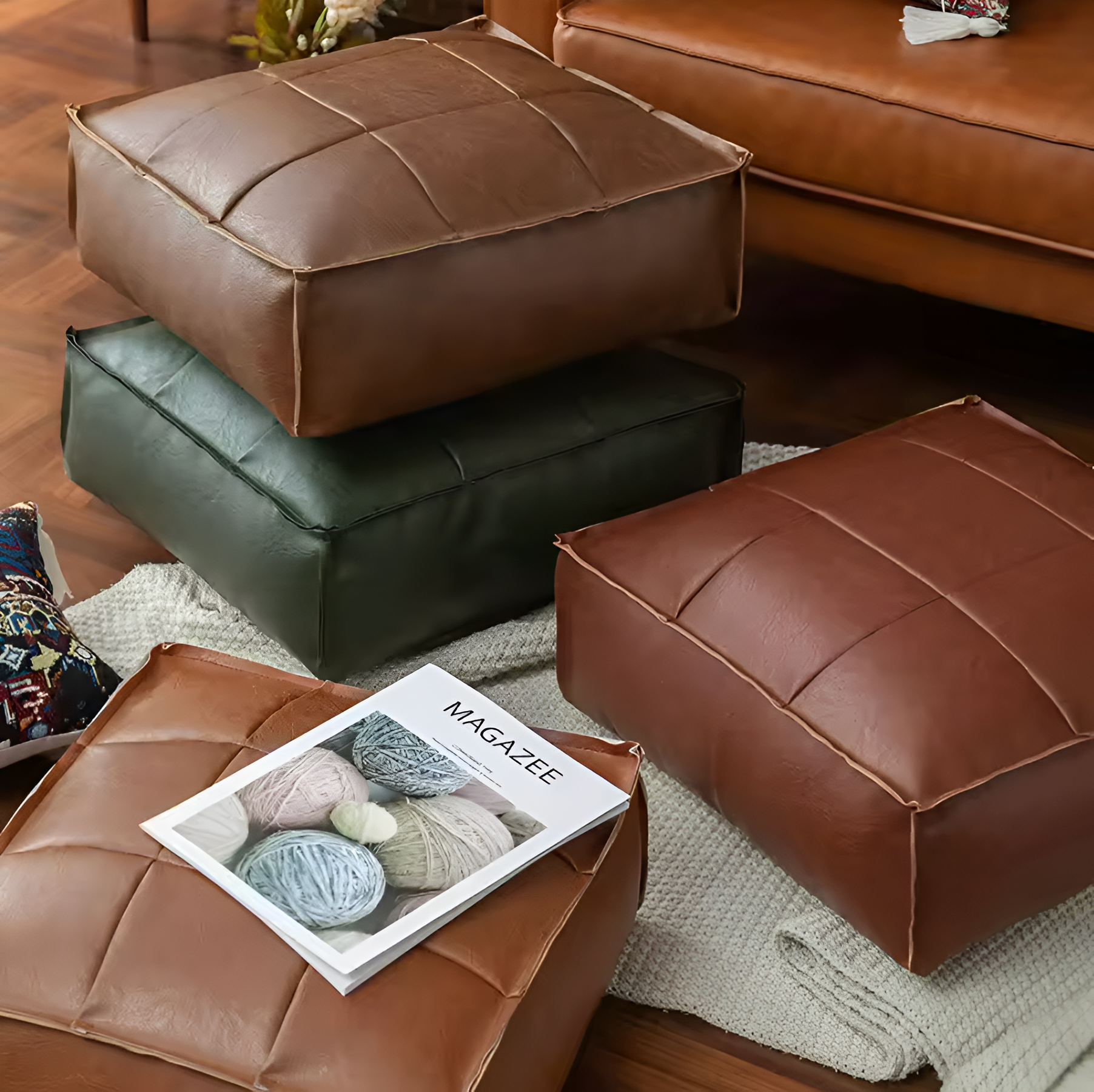 Camden Pouf Floor Cushion