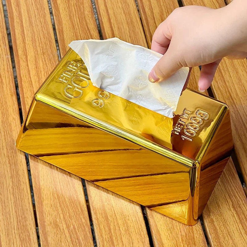 Sterling Gold Tissue Box