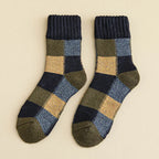Men's Patchwork Crew Socks
