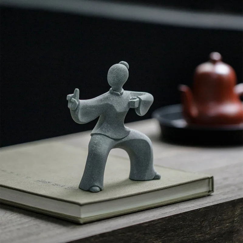 Taiji Flow Stone Figurines