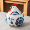 Tuscan Ceramic Rooster Jar