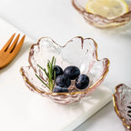Rosélin Glass Petal Bowls