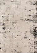 Space Ecru - Black Rug