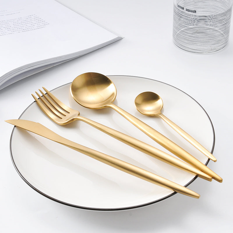 Arya Gold Stainless Steel Cutlery Set