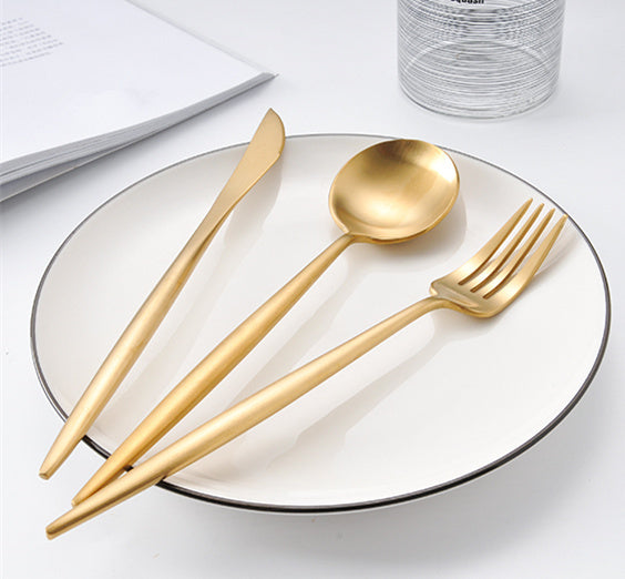 Arya Gold Stainless Steel Cutlery Set