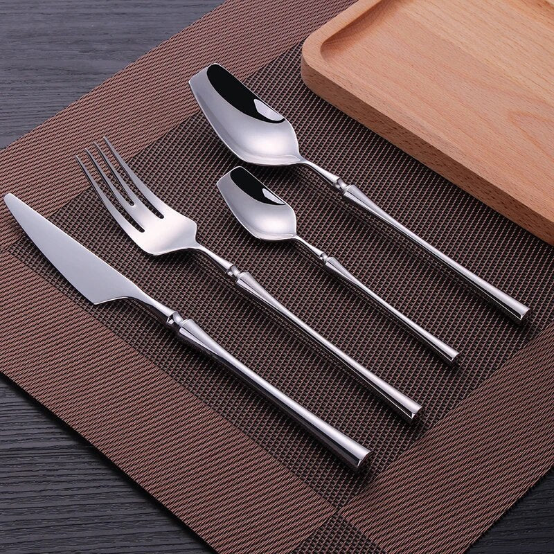 Venice Silver Luxury Stainless Steel Cutlery Set
