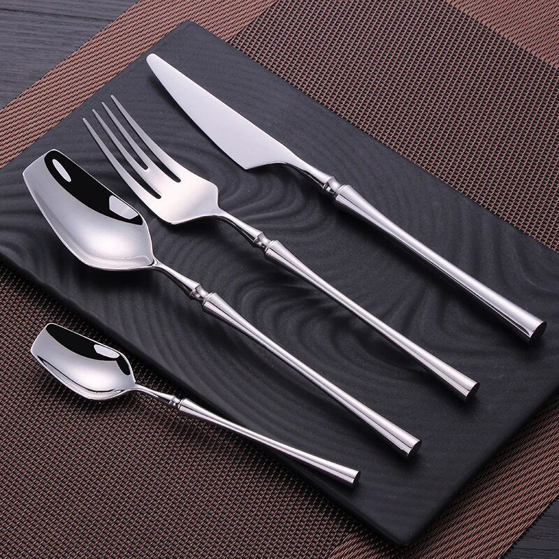 Venice Silver Luxury Stainless Steel Cutlery Set