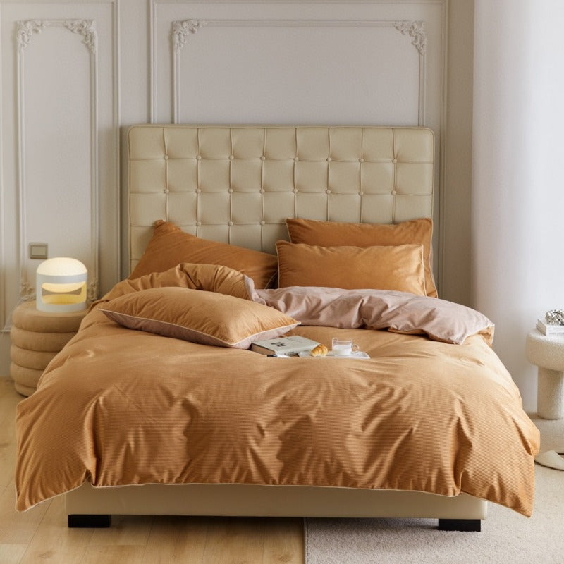 Warm Texture Bedding Set