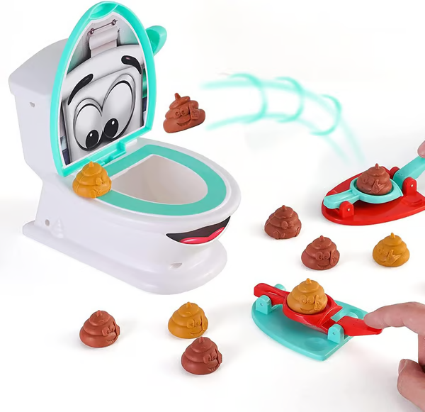 🎅2025 Christmas Hot Sale 💩Interactive Poop Shooting Game Set for Family Fun