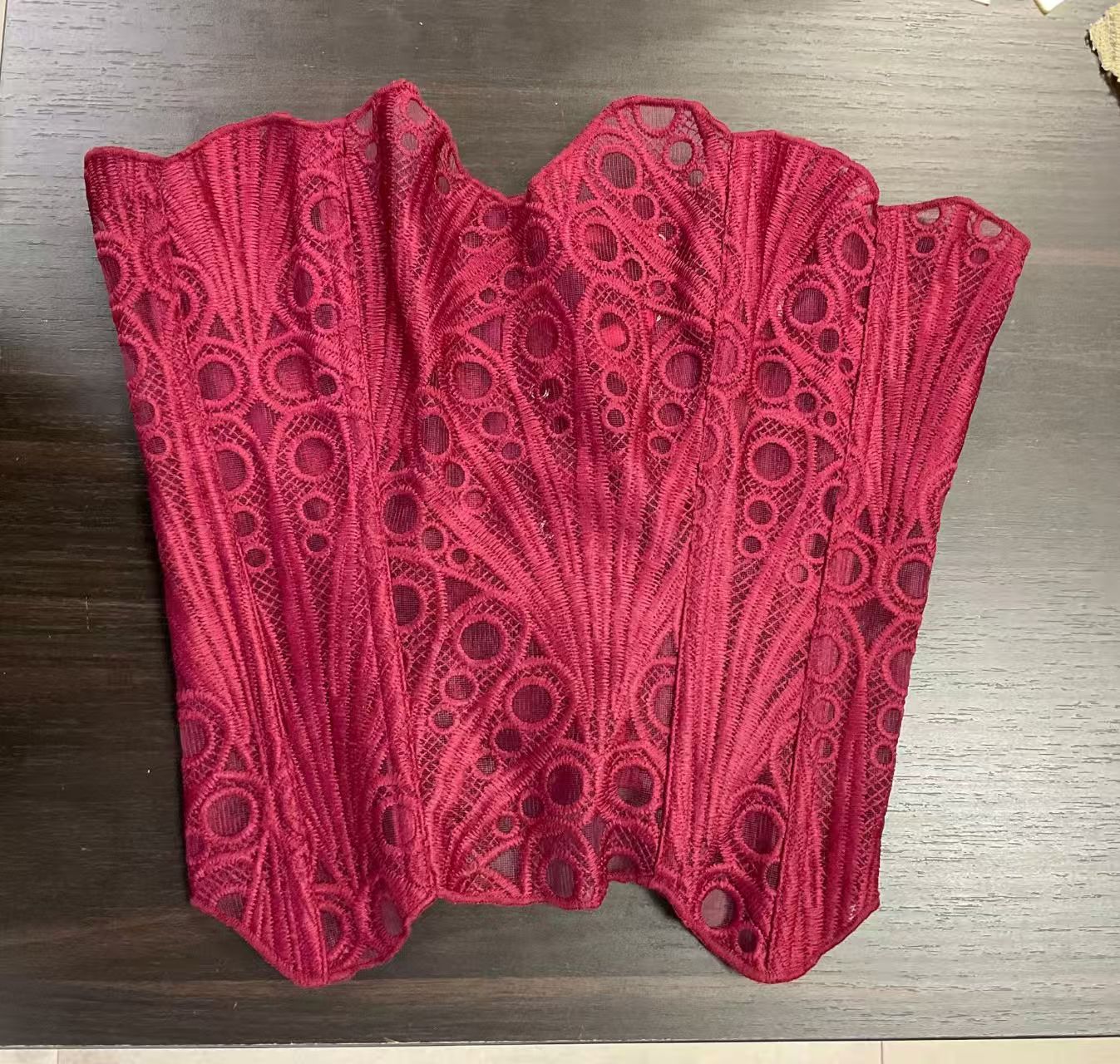 🌟 Women's Embroidered Tummy Control Corset